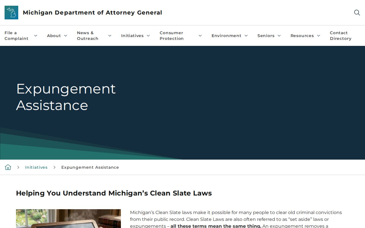 Michigan expungement assistance for Allegan County arrest records